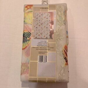 PEVA Fishes Shower Curtain NEW